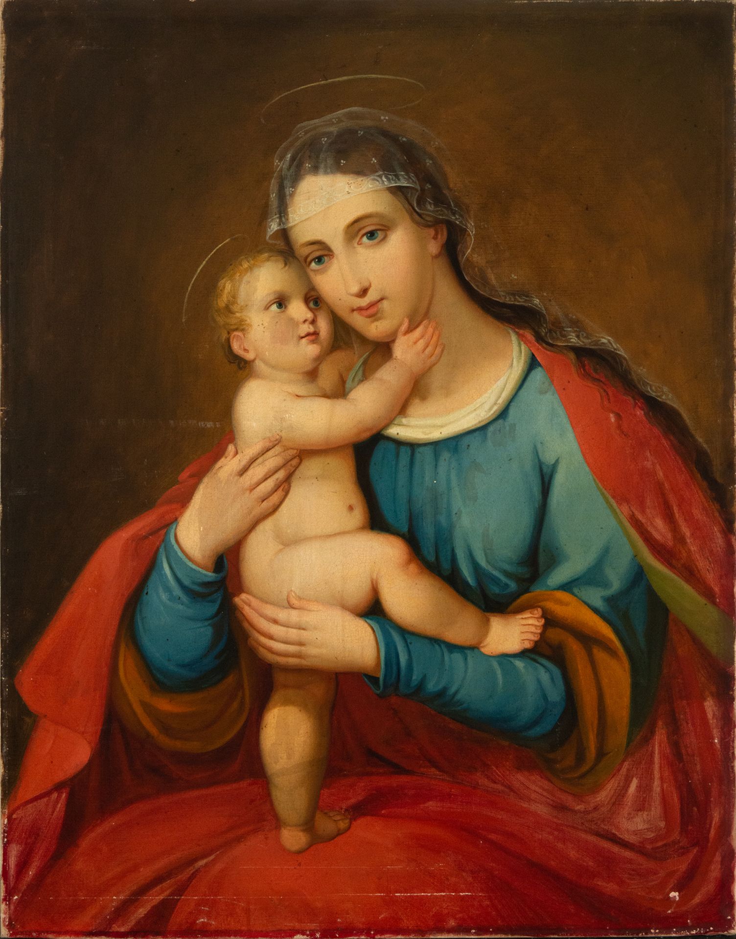 Madonna with Child, French or Italian school of the 19th century