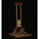 Scale Guillotine in Mahogany wood with blade from the 40s
