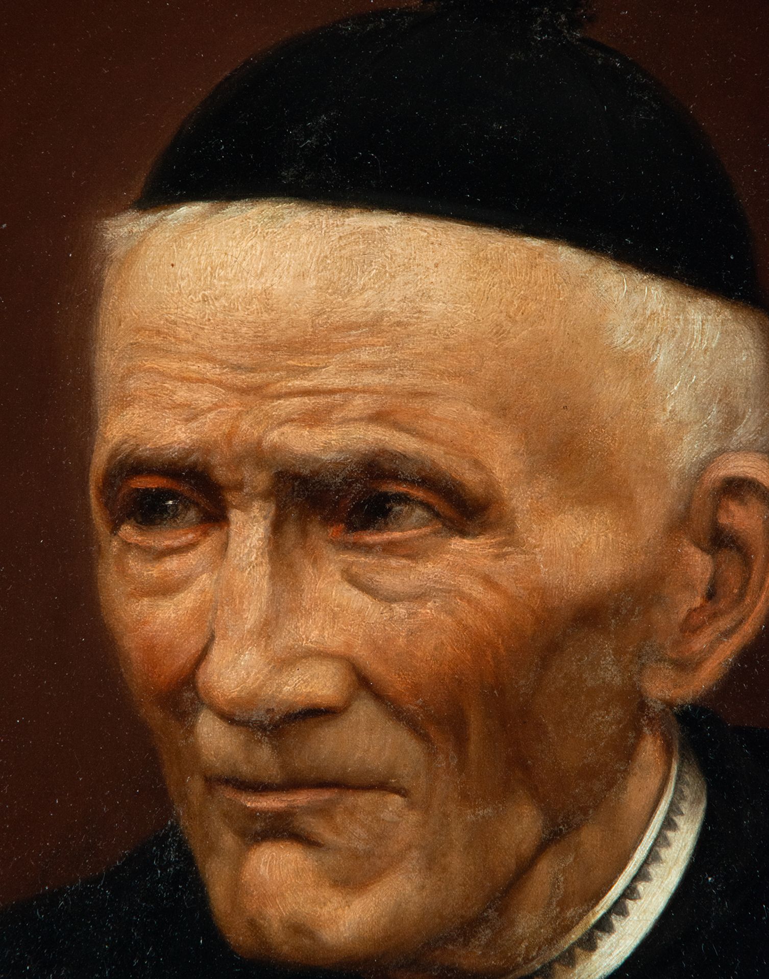 Portrait of a Priest, 19th century - Image 3 of 4