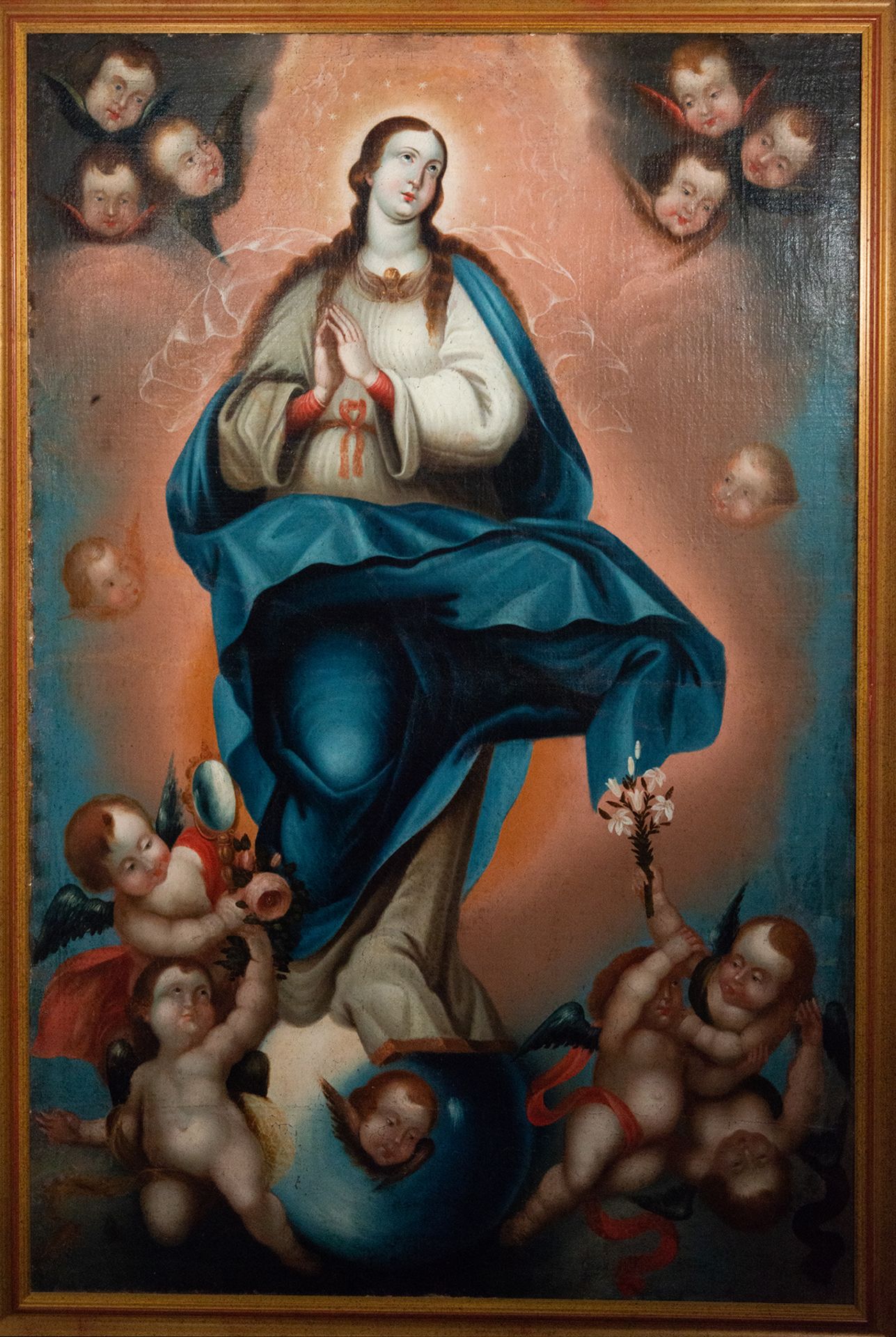 Great Virgin Immaculate Colonial Novohispana, 18th century