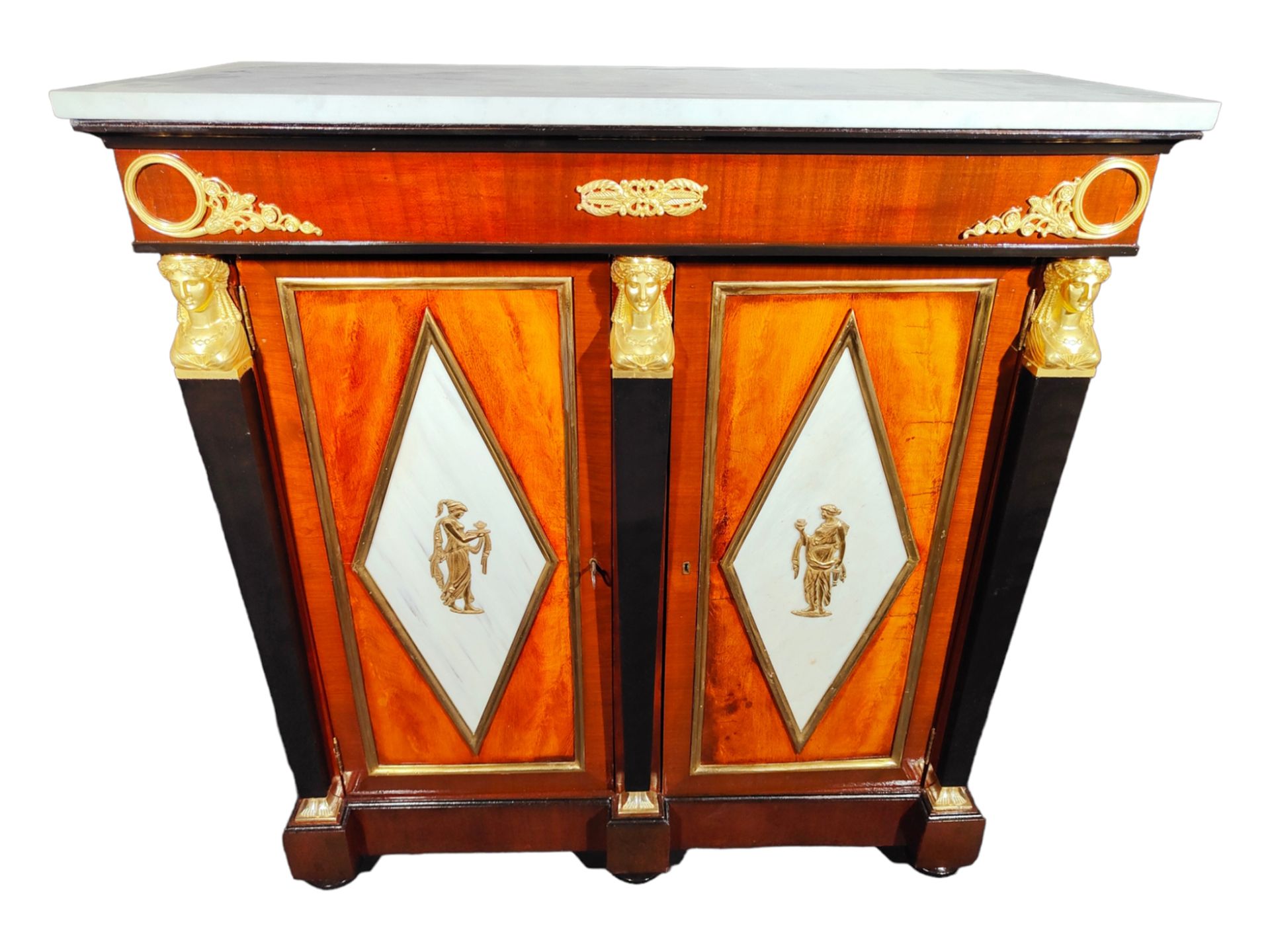 Elegant French Empire style sideboard, 19th century - Image 4 of 8