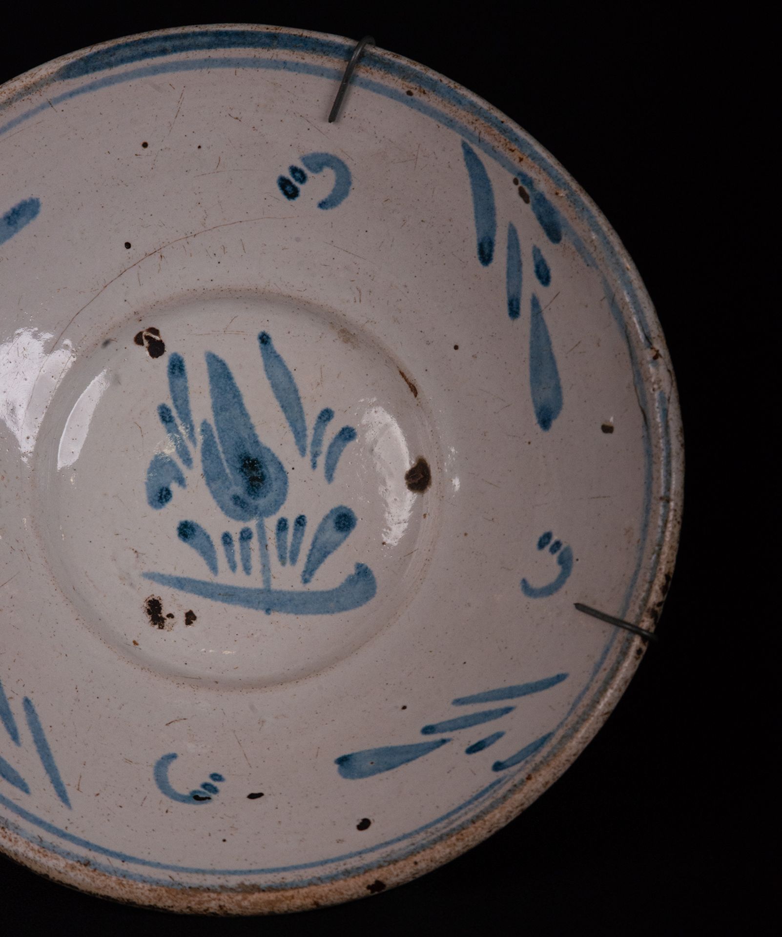 Aragonese ceramic plate, 18th century - Image 3 of 4