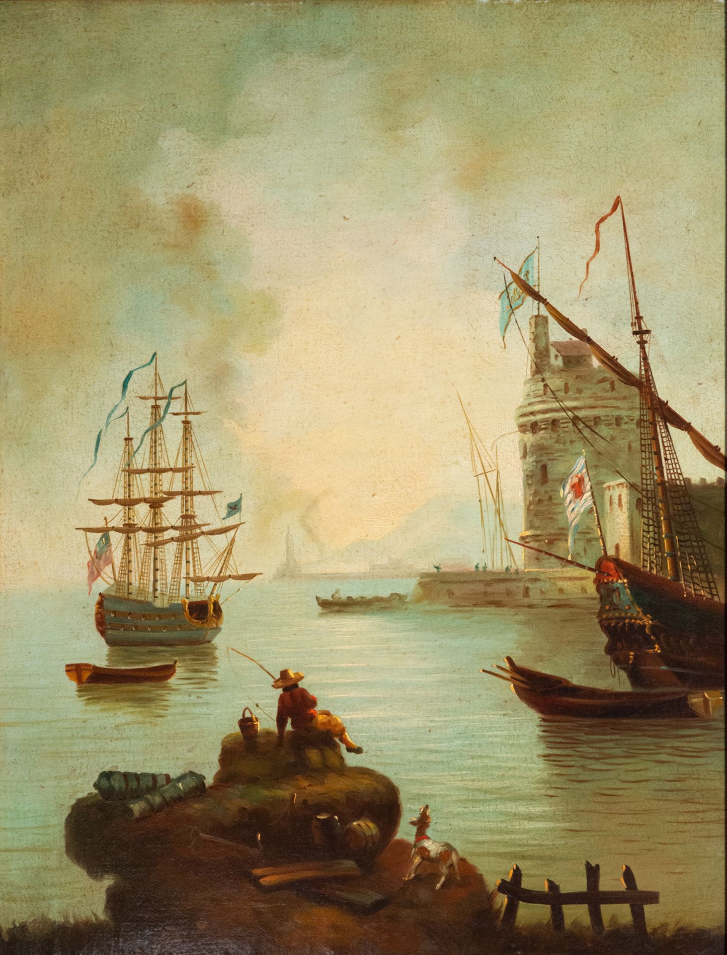 Port of Naples, 19th century Italian school - Bild 2 aus 5