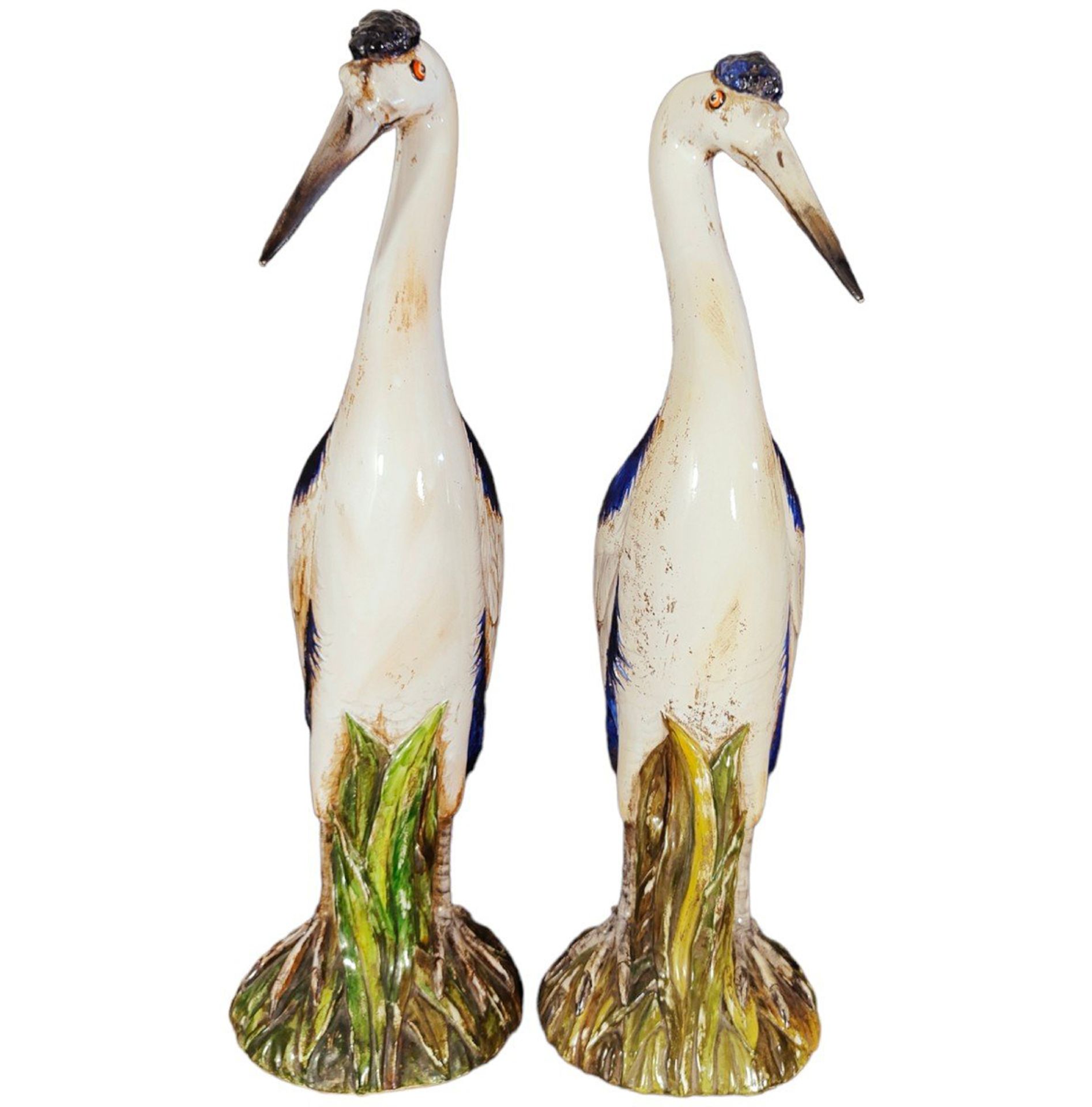 Pair of Herons in Ceramic from the 50s - Image 2 of 6