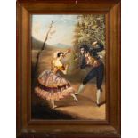 Pair of Andalusian Custom Scenes, signed, 19th century