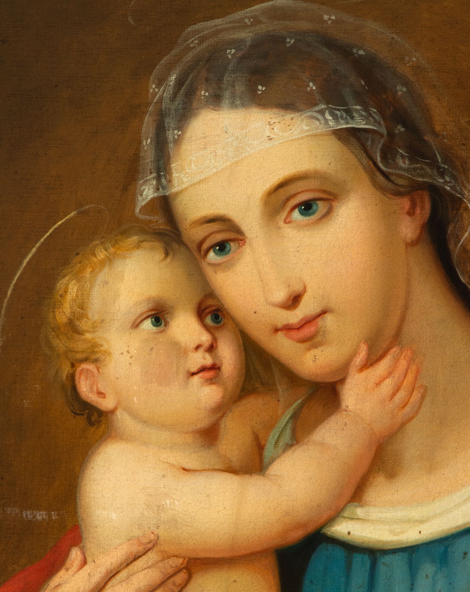 Madonna with Child, French or Italian school of the 19th century - Bild 3 aus 4