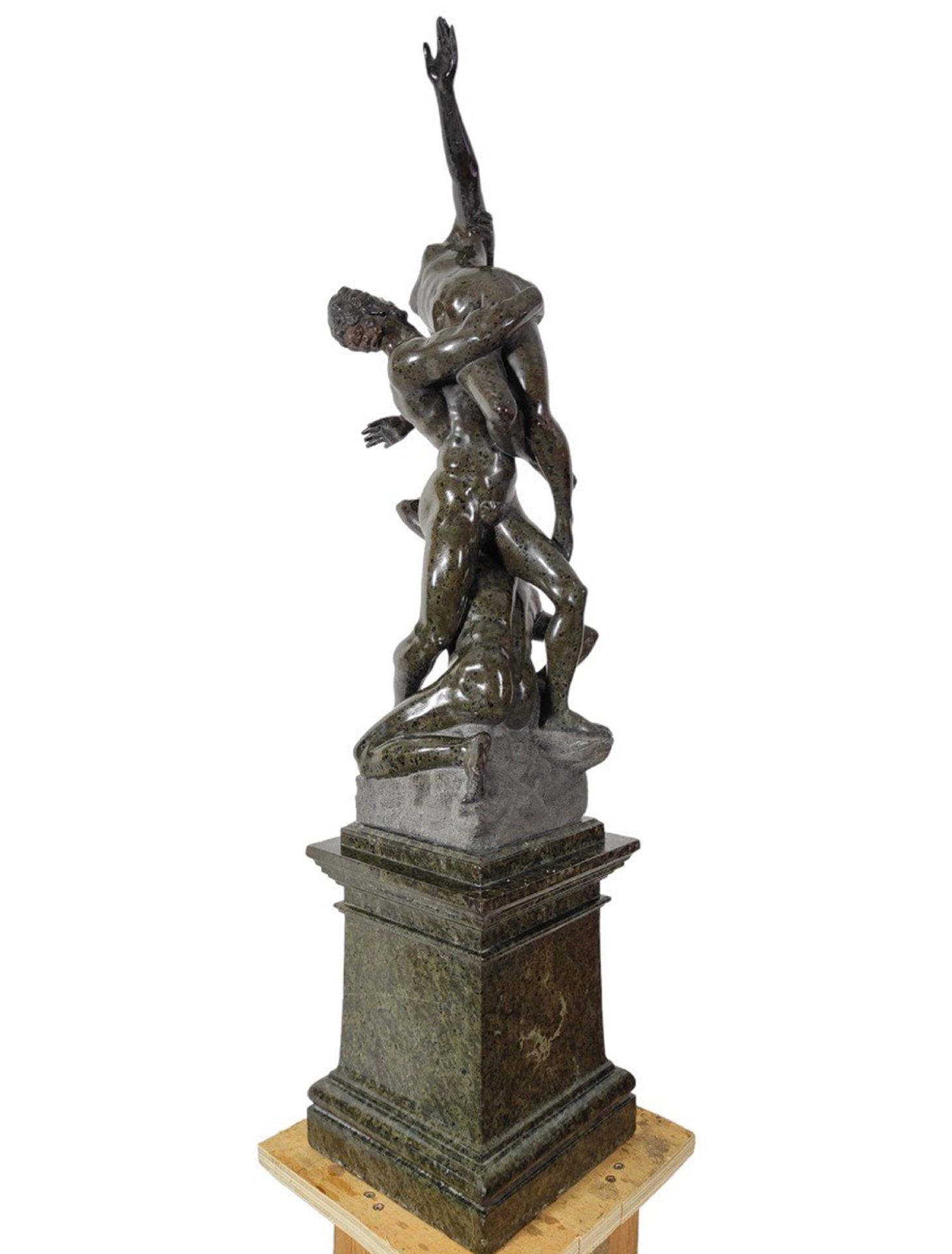 Italian sculpture of the 19th century representing the arrest of the Sabine women - Image 5 of 8