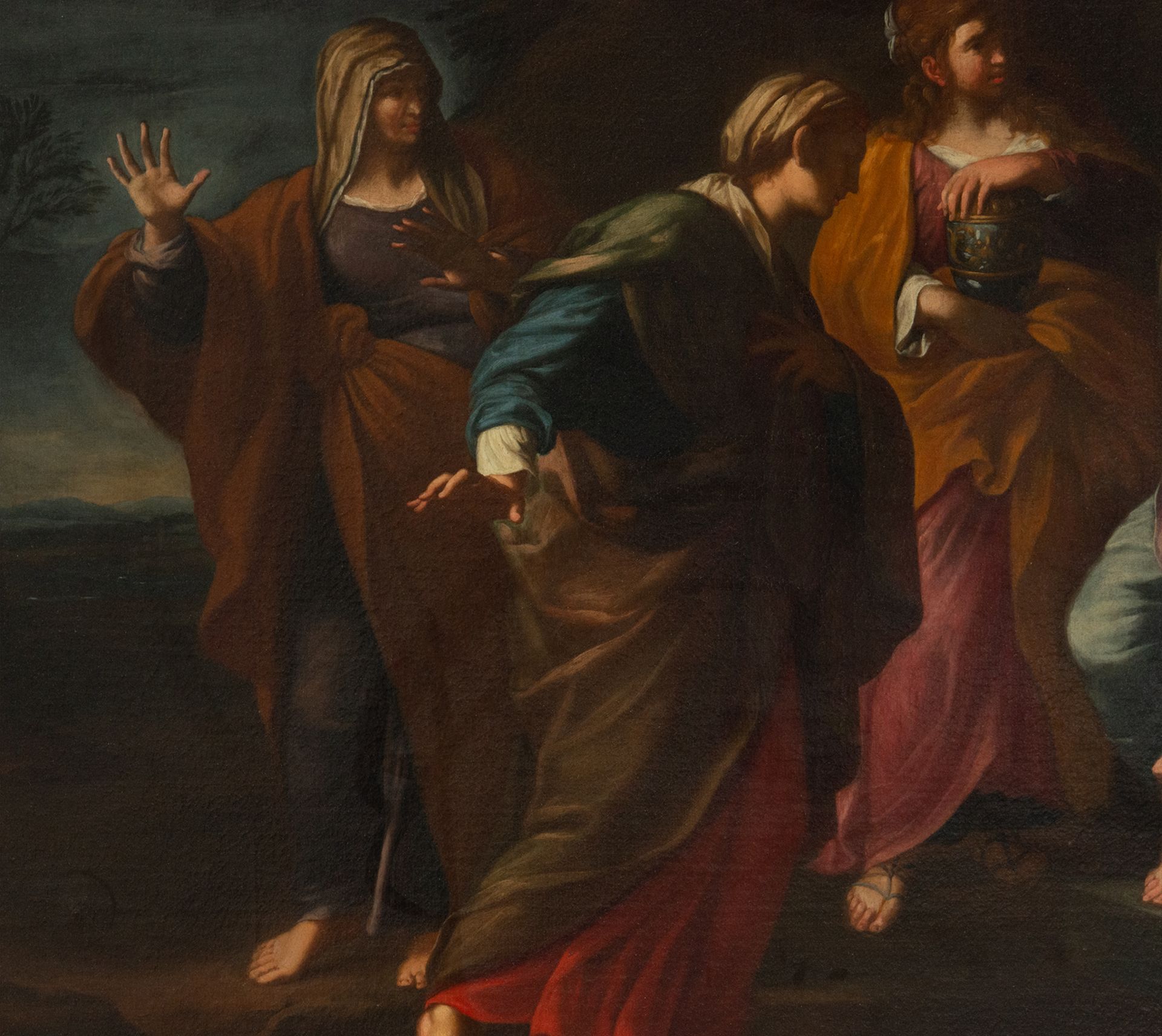 The Angel with Magdalena, Santa Ana and María, Neapolitan or Roman school of the 17th century - Bild 2 aus 8