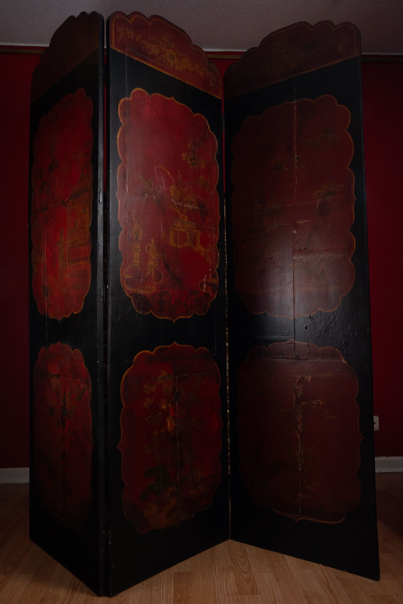 Philippine screen for the Spanish market with three leaves, 18th century