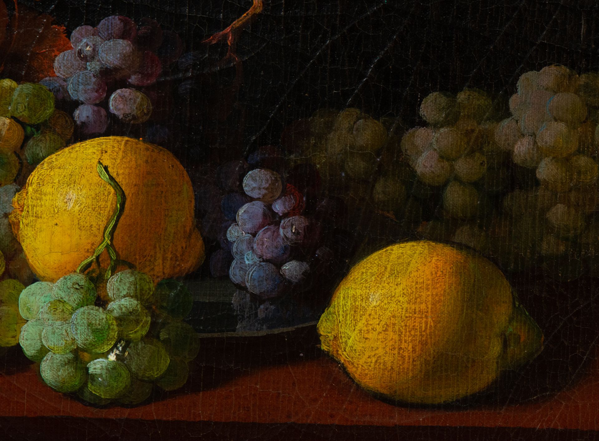 Still Life of Fruits, 19th century Italian school - Image 4 of 5