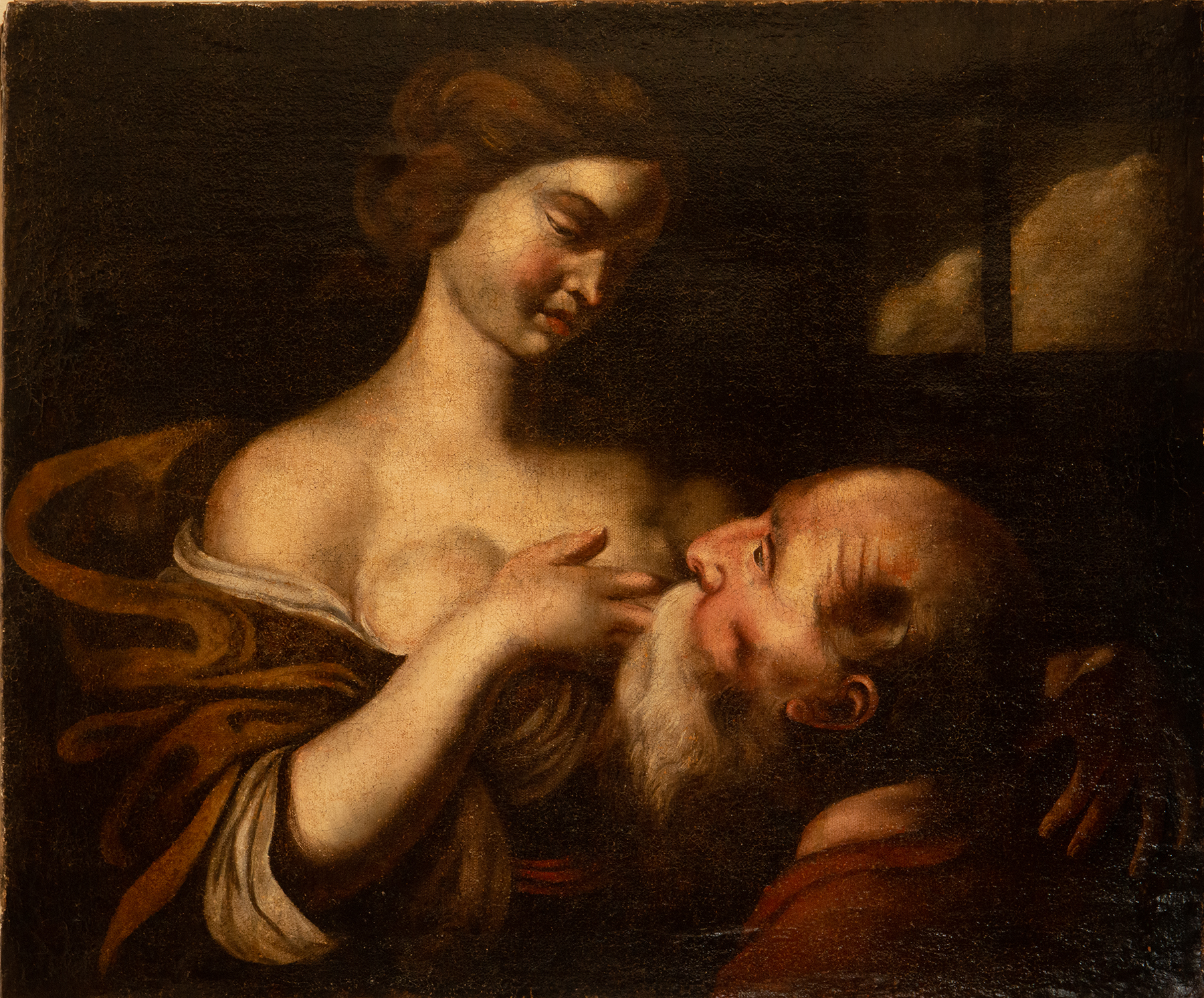 Roman Charity, 17th century Italian school