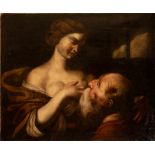 Roman Charity, 17th century Italian school