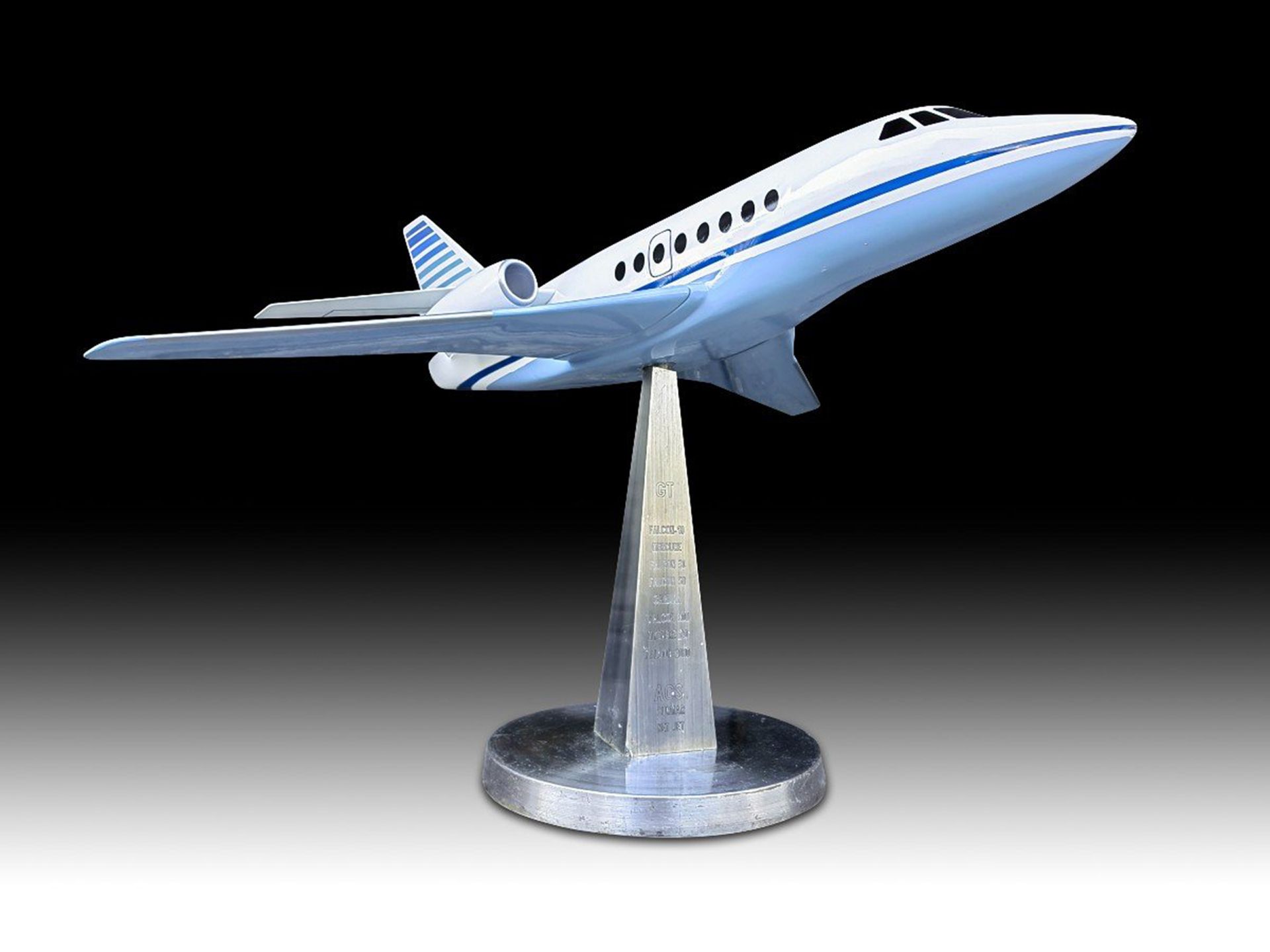 Aluminum Falcon Private Plane Scale Model, 1970s - Image 3 of 5