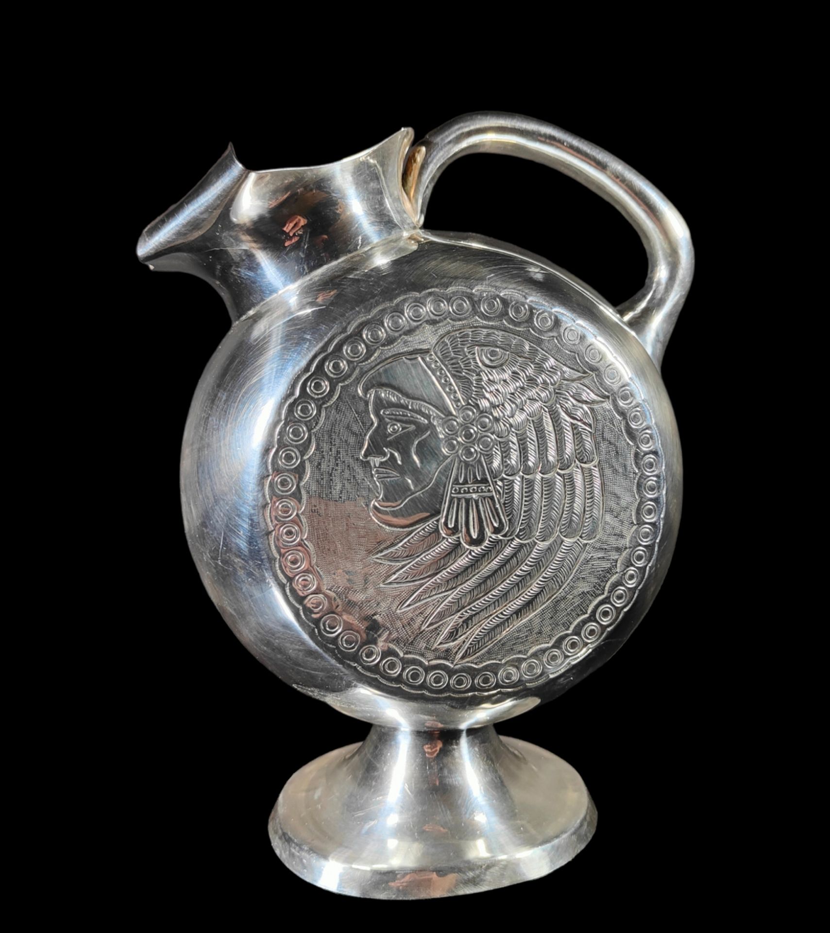 Large Mexican Sterling Silver Jug, 1950s - Image 4 of 4