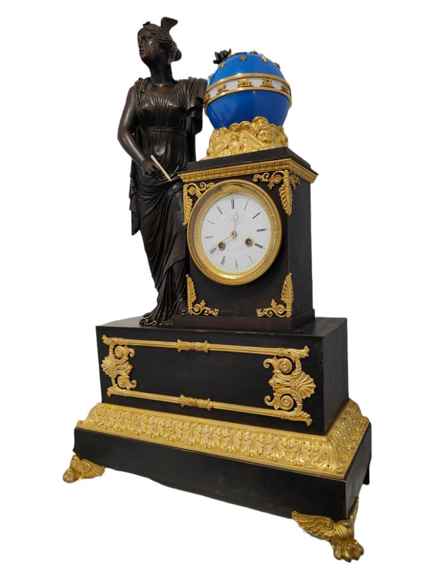 Important Mantel Clock H.Robert - horloger de La Reine, Paris, Date Vers 1820-1830, 19th century Fre