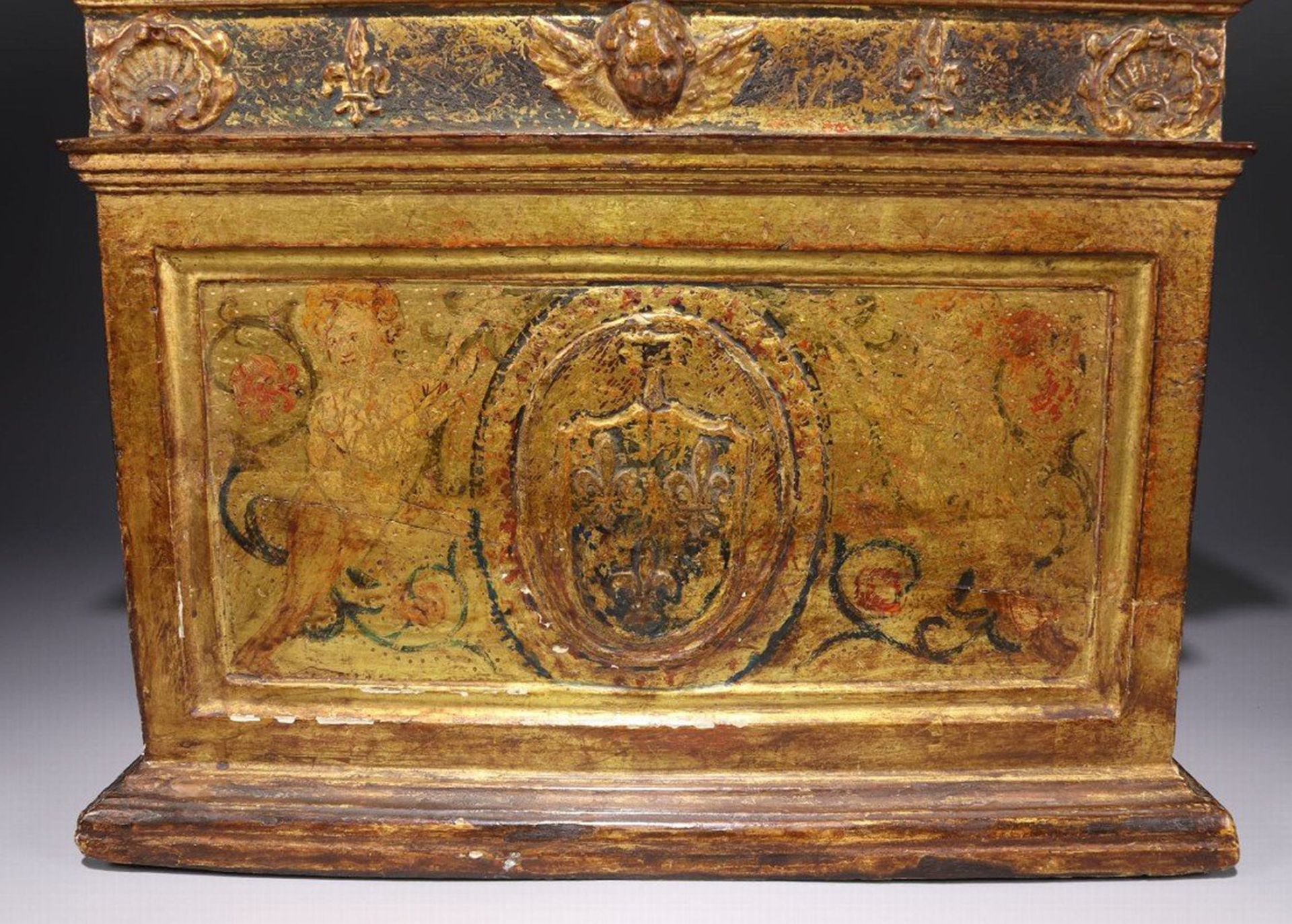 Rare Italian Medical Chest of the Renaissance, Milan or Vizcaya, made by the house of Medinaceli, he - Image 3 of 10