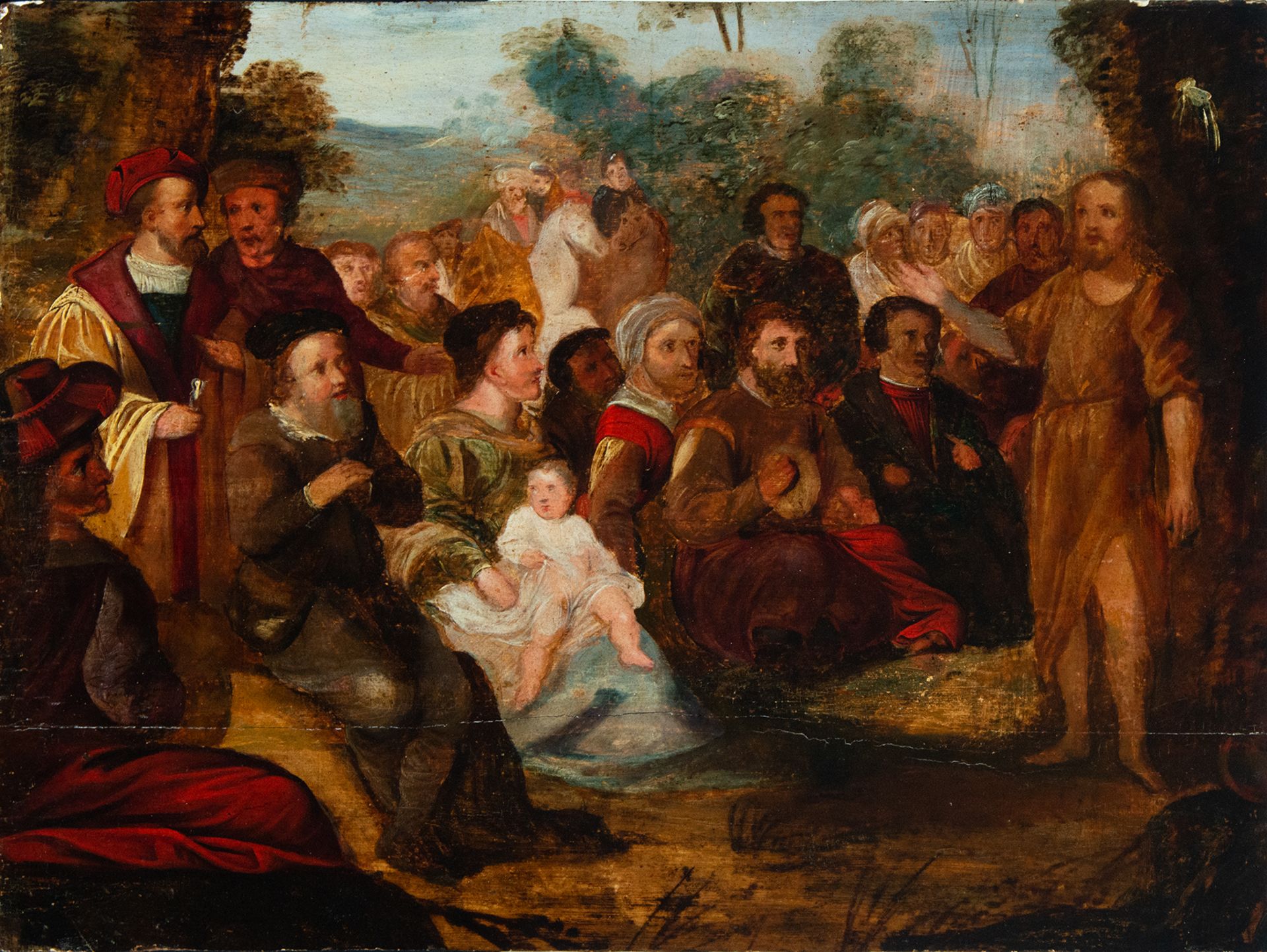 Christ Preaching to the Shepherds, Flemish School of the early 17th century