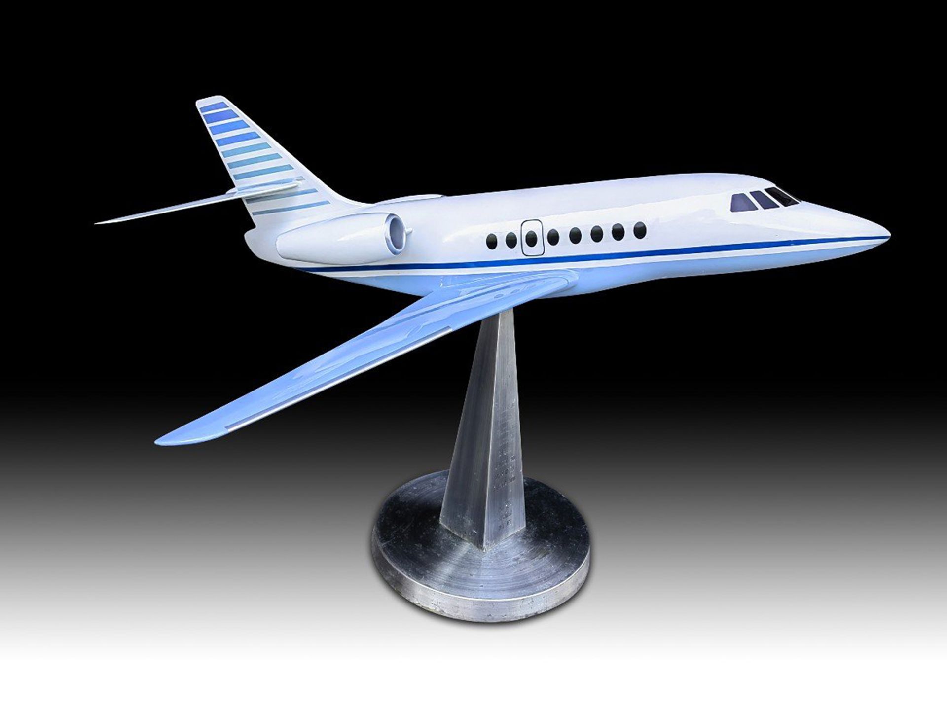 Aluminum Falcon Private Plane Scale Model, 1970s - Image 5 of 5