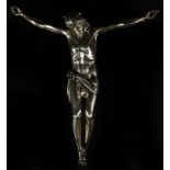 important Great Christ in solid silver weighing 1,100 kg, Italian or Spanish Renaissance school of t