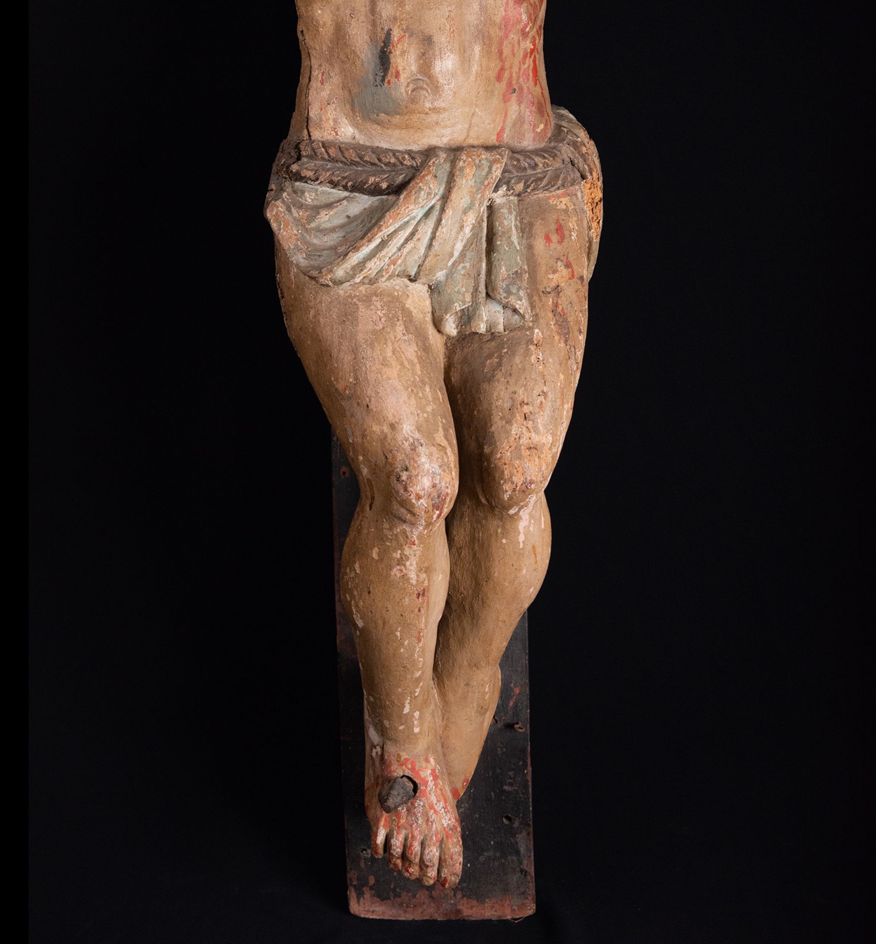 Great Colonial Christ of Puebla from the 17th century, Mexico, New Spanish work inspired by the mode - Image 5 of 6