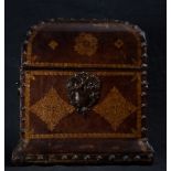 Document holder in gilt embossed leather, end of the 16th century