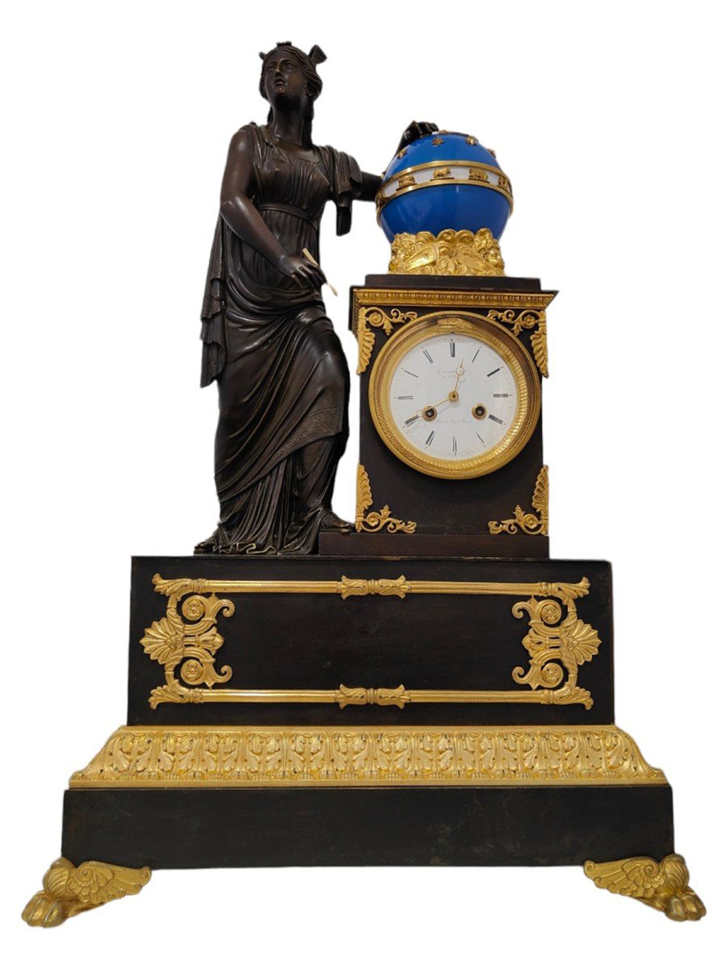 Important Mantel Clock H.Robert - horloger de La Reine, Paris, Date Vers 1820-1830, 19th century Fre - Image 4 of 4