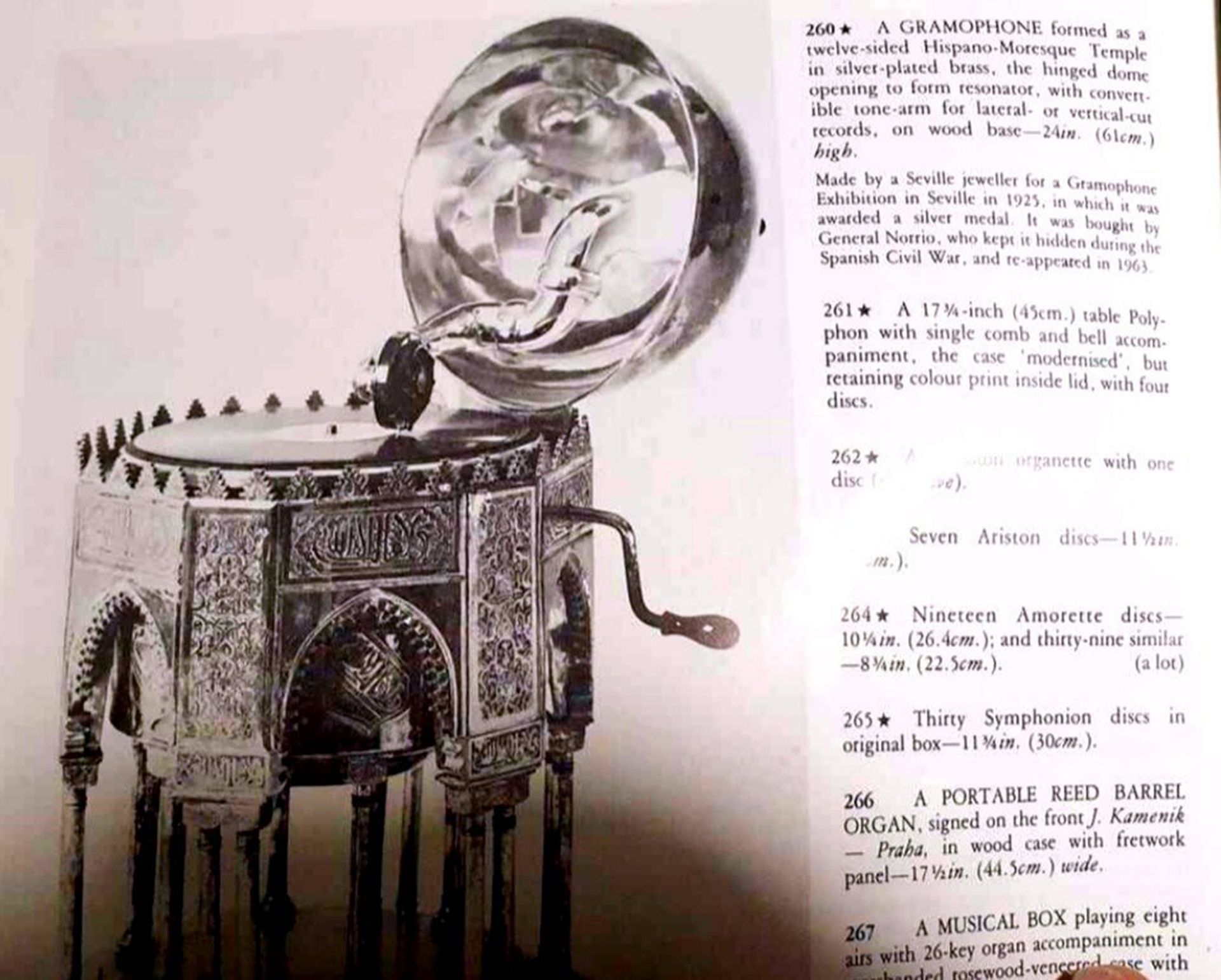 Gramophone Universal Exhibition, Sevillian goldsmith, circa 1920 - Bild 5 aus 7