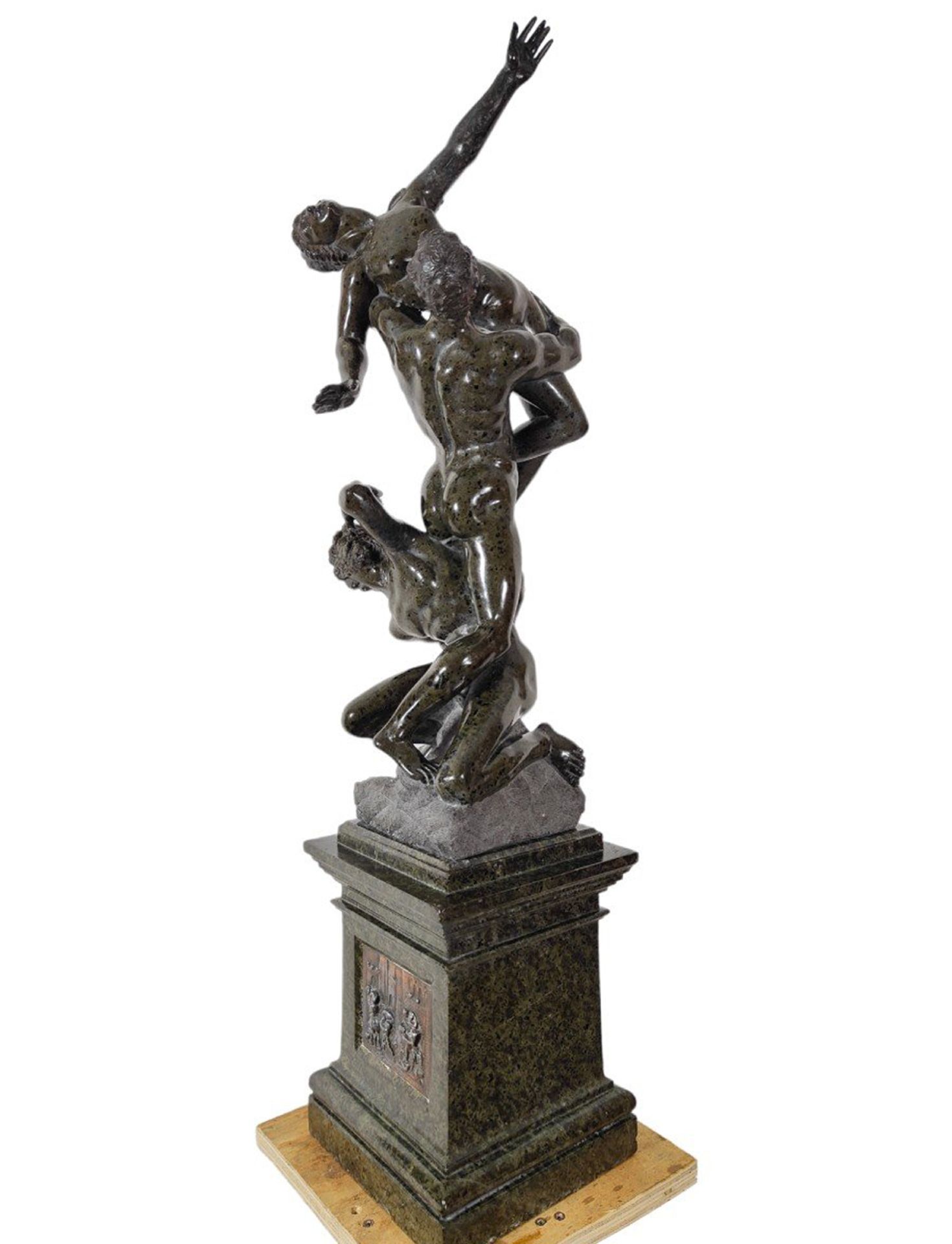Italian sculpture of the 19th century representing the arrest of the Sabine women - Image 4 of 8