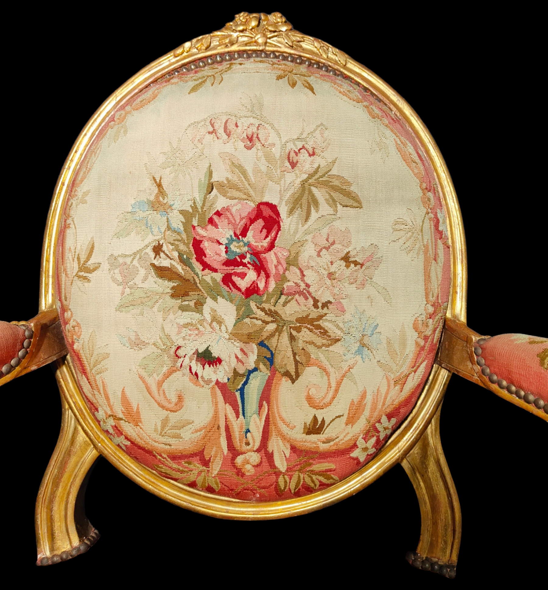 Important 18th century French chairs signed Claude Chevigny, circa 1775-80 - Image 4 of 7