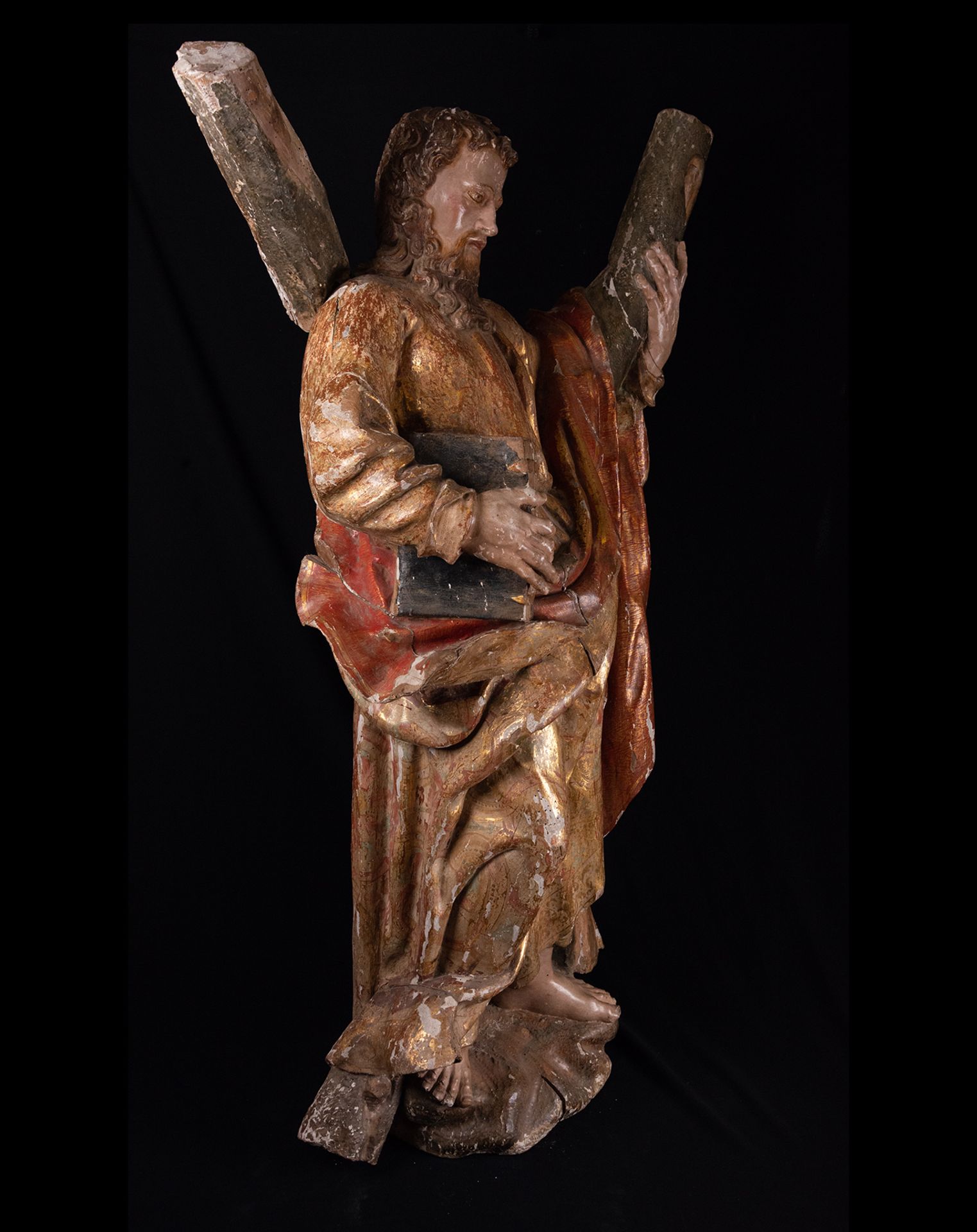 Great Saint Andrew, 16th century Portuguese school - Image 4 of 6