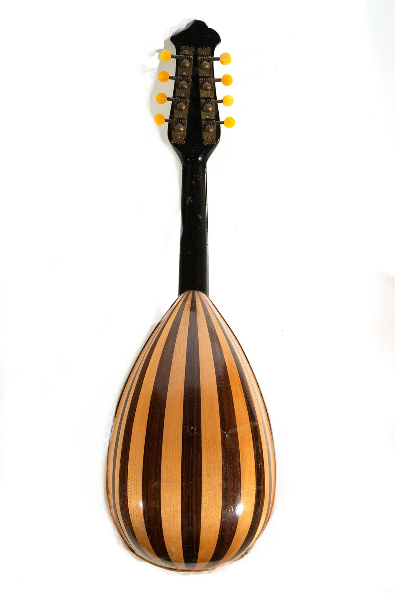 Mandolin in fruit and rosewood marquetry, 19th - 20th century - Image 2 of 2