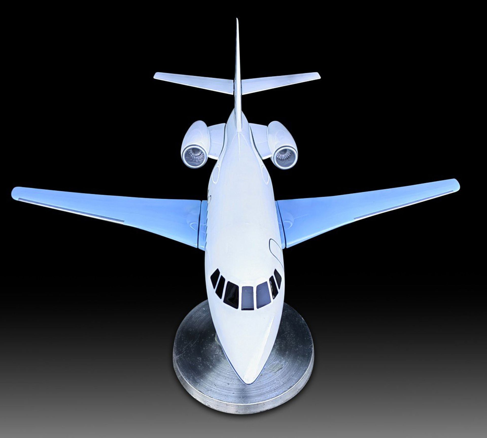 Aluminum Falcon Private Plane Scale Model, 1970s - Image 2 of 5