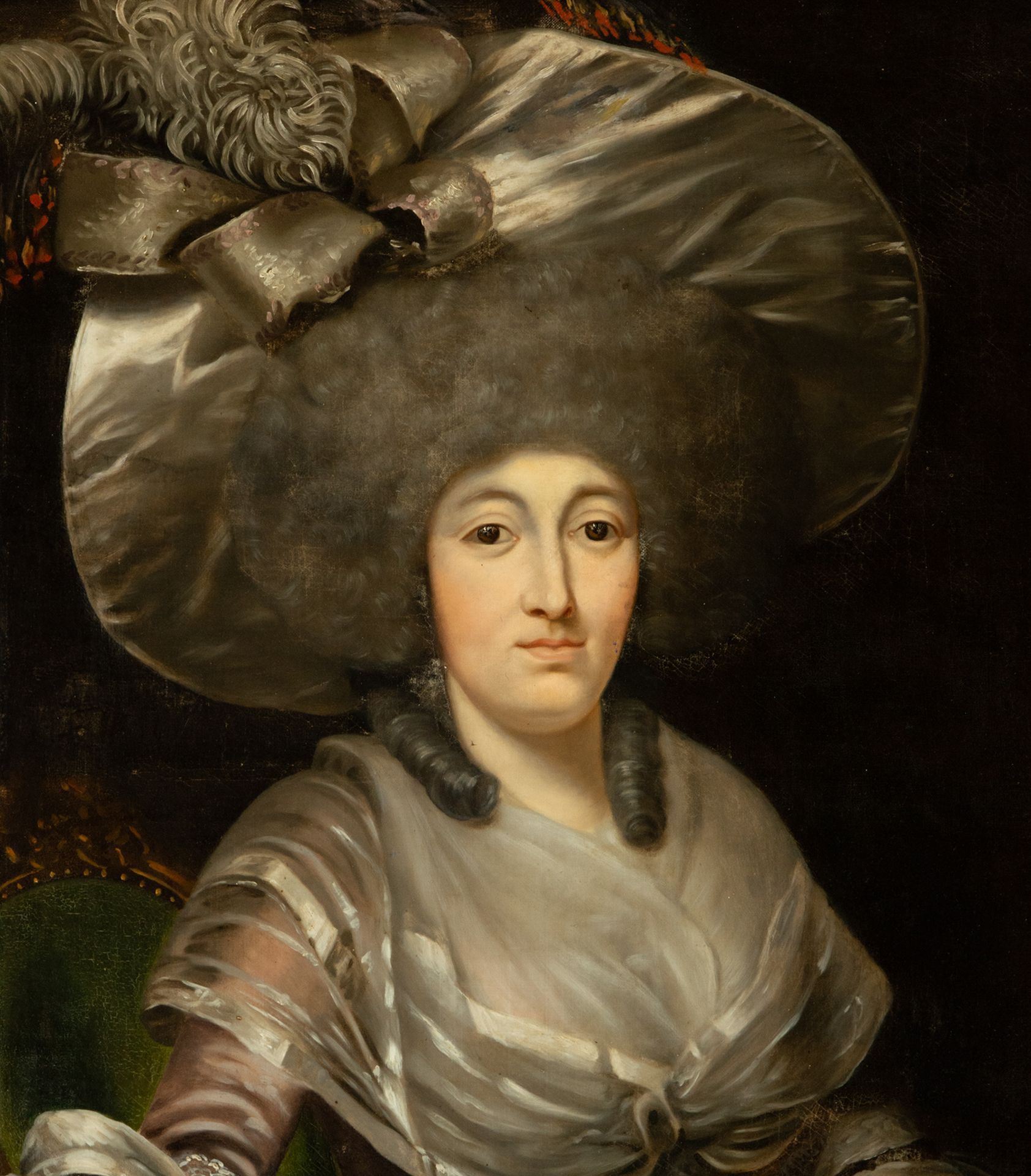Portrait of a Lady, attributed to Adolf Ulrik Wertmüller (1751-1811), 19th century Swedish school - Bild 2 aus 6