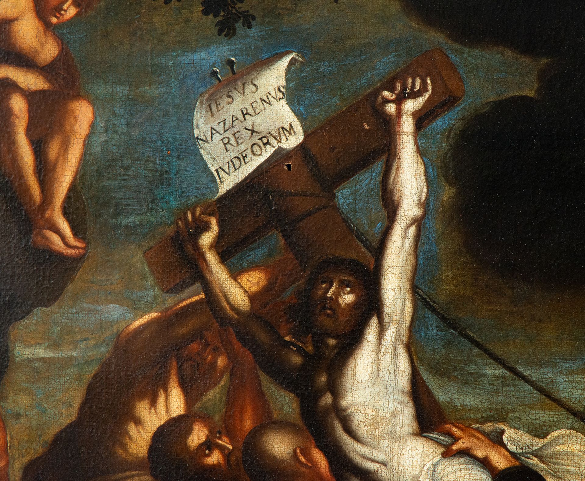The Crucifixion of Christ, 17th century Italian school - Image 3 of 7