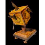 Portable cube sundial David Beringer Ca. 1780–1821, 18th - 19th century