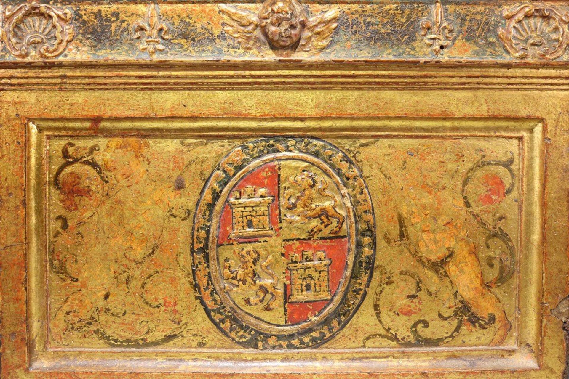 Rare Italian Medical Chest of the Renaissance, Milan or Vizcaya, made by the house of Medinaceli, he - Image 6 of 10