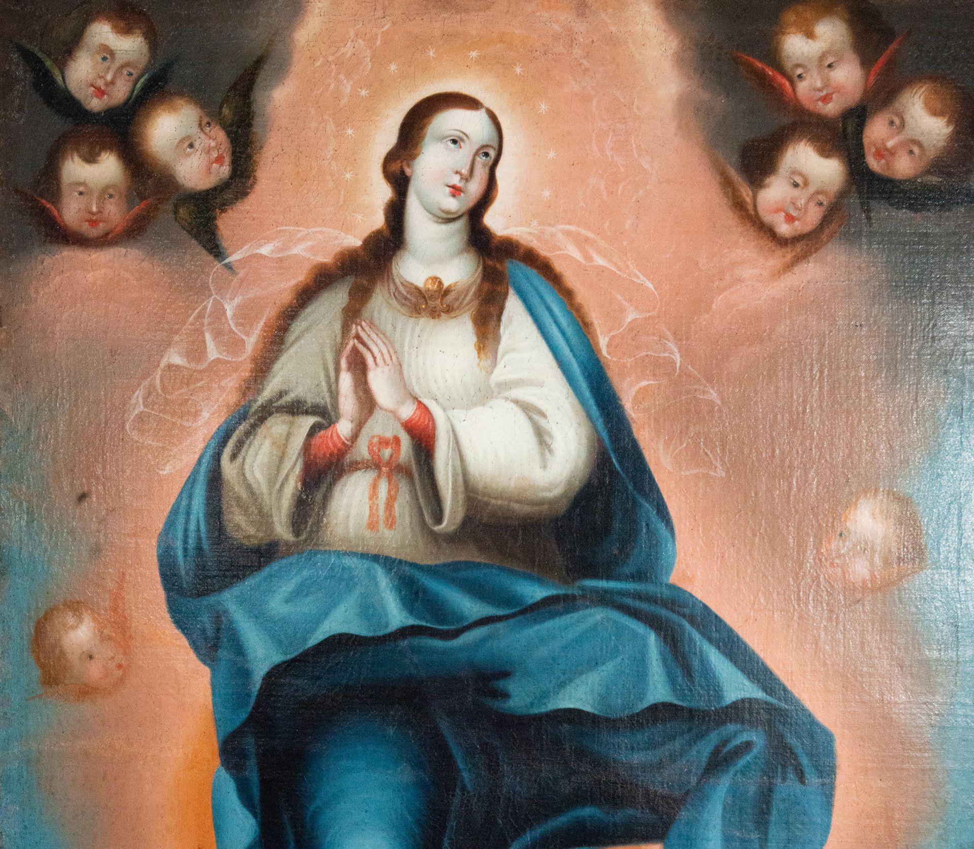 Great Virgin Immaculate Colonial Novohispana, 18th century - Bild 2 aus 7