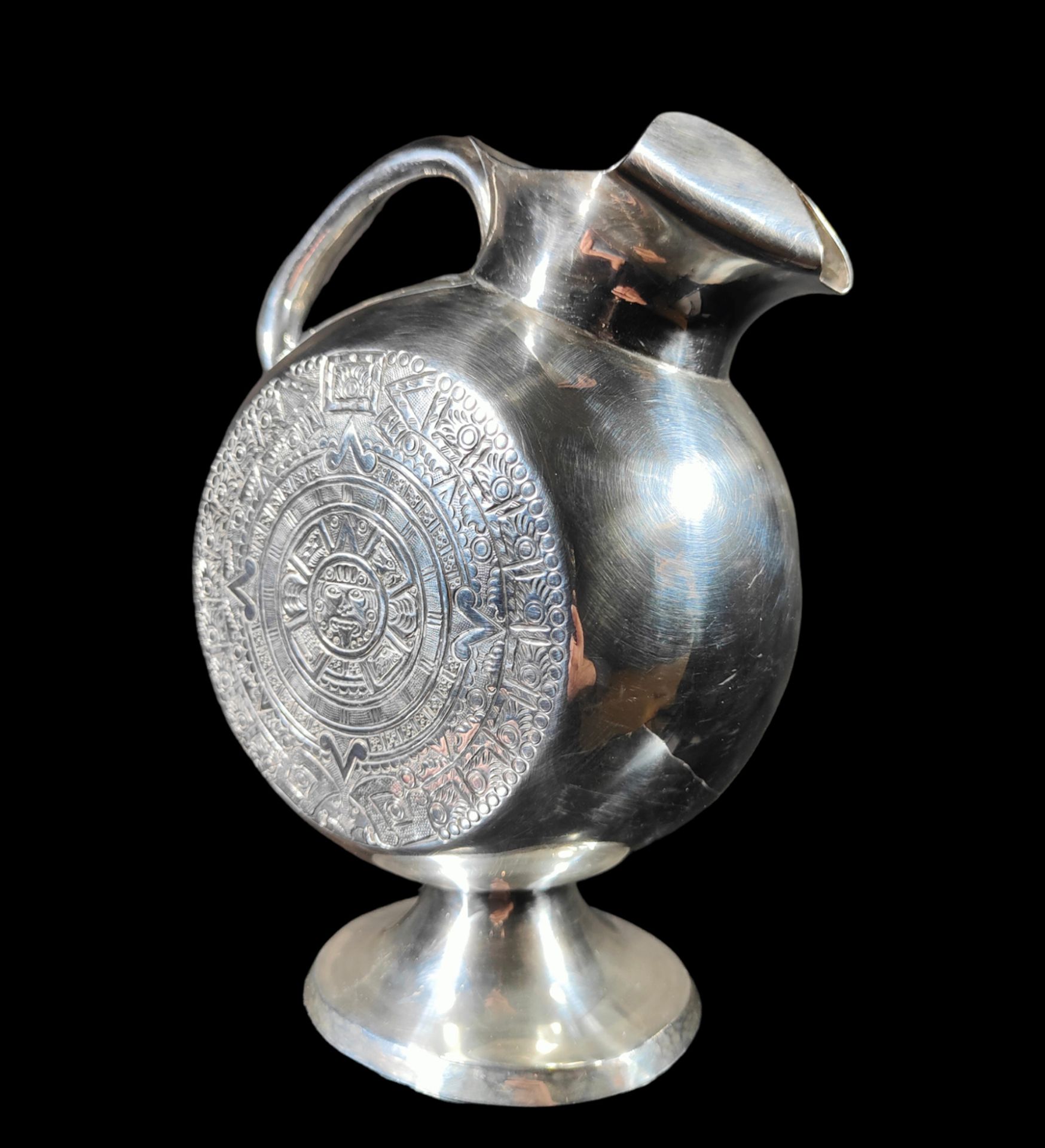 Large Mexican Sterling Silver Jug, 1950s - Image 2 of 4