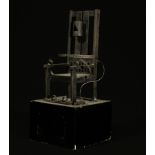 Rare Miniature Electrified Electric Chair, USA, 1950s