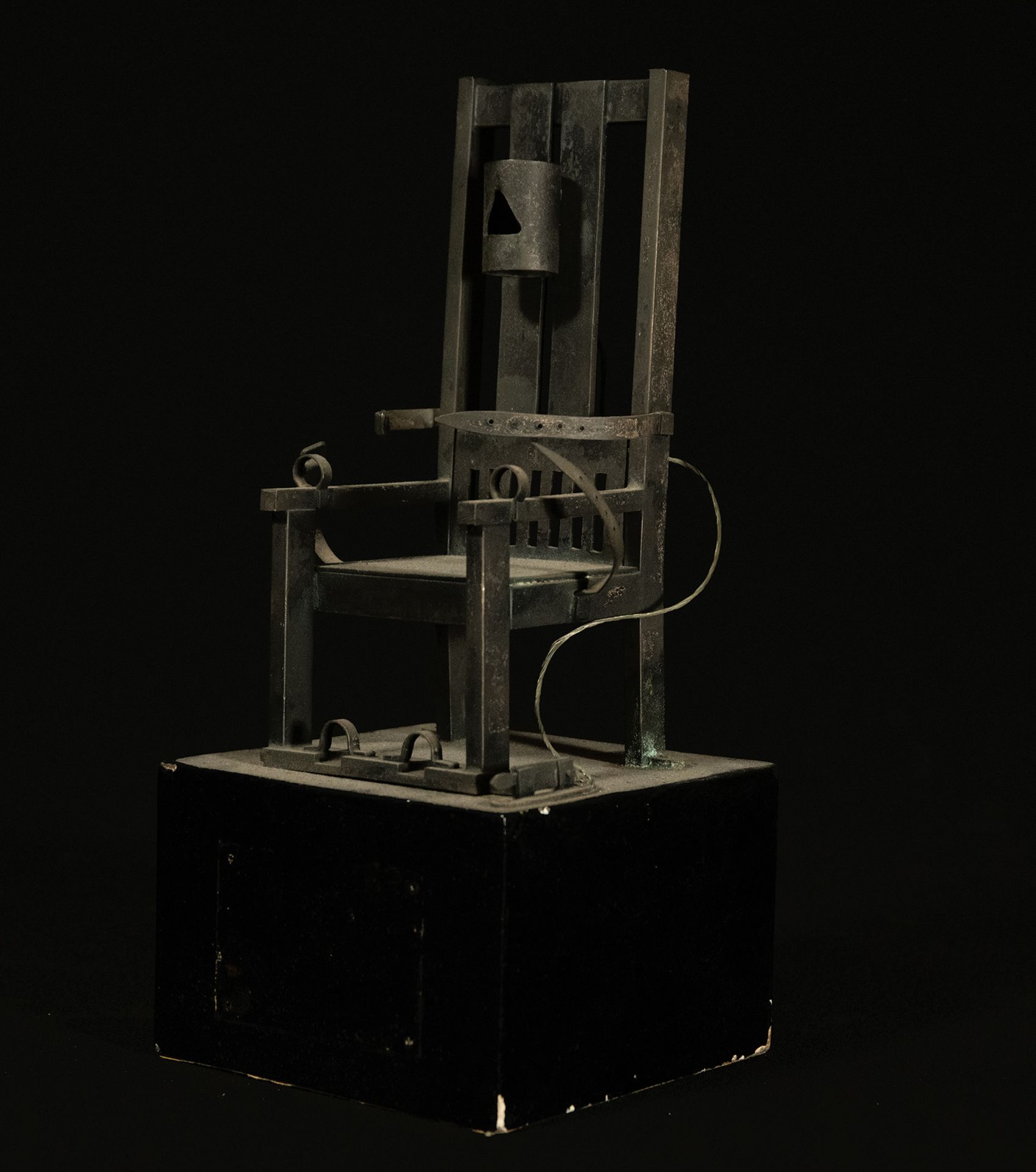 Rare Miniature Electrified Electric Chair, USA, 1950s