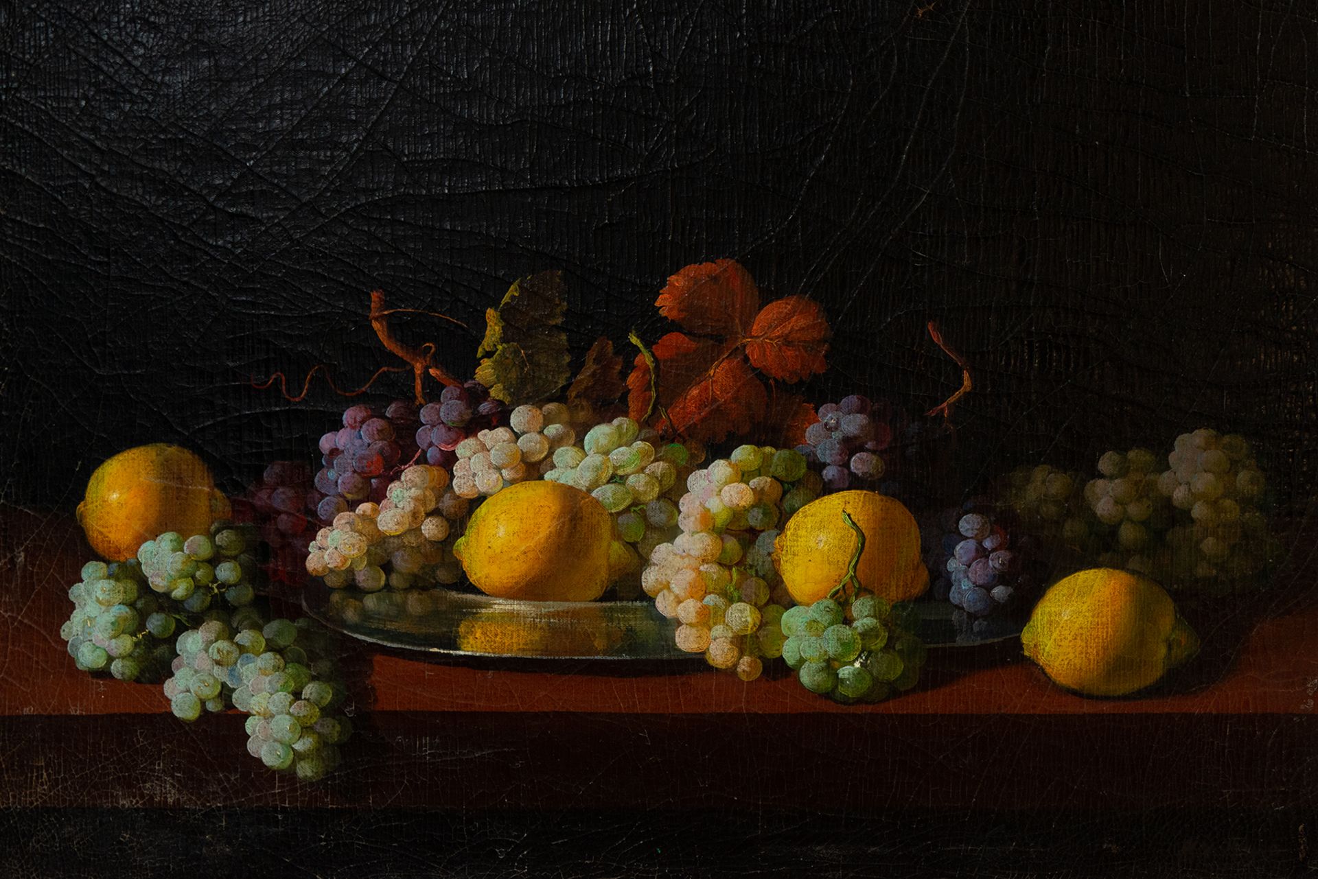 Still Life of Fruits, 19th century Italian school - Image 2 of 5