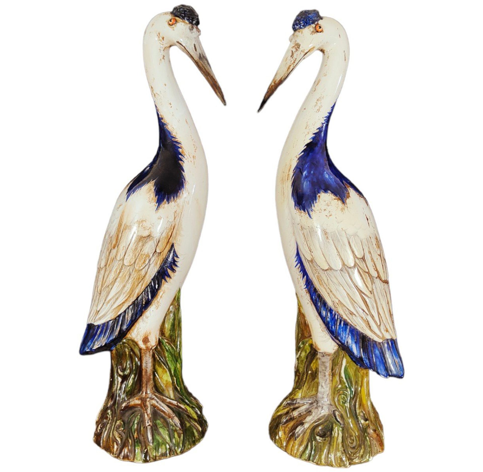Pair of Herons in Ceramic from the 50s