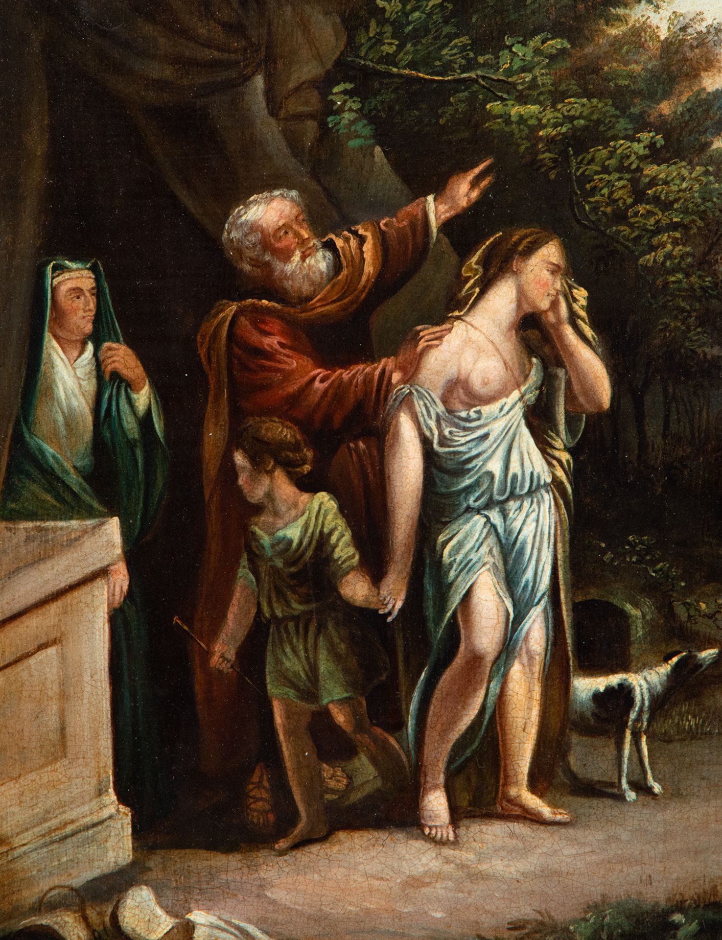 The Repudiation of Abraham, Flemish school from the first half of the 18th century - Bild 2 aus 6