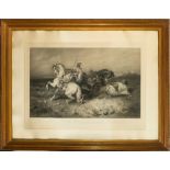 Pair of Orientalist Engravings representing Arab Horsemen, French school of the 19th century