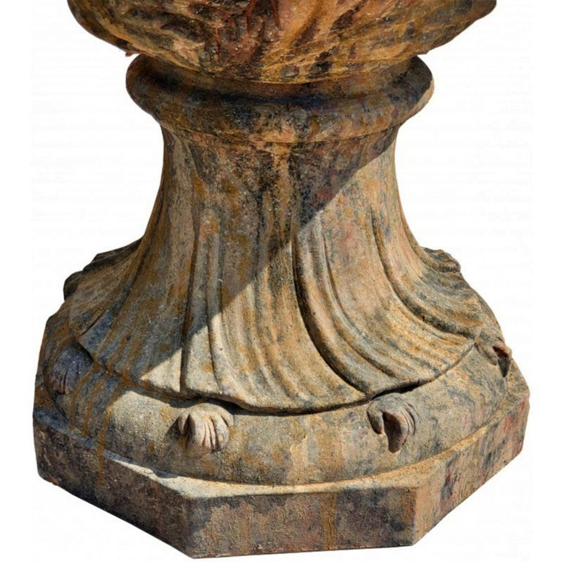 Pair of Florentine Vases (Italy) in Impruneta terracotta late 19th century - Image 2 of 2