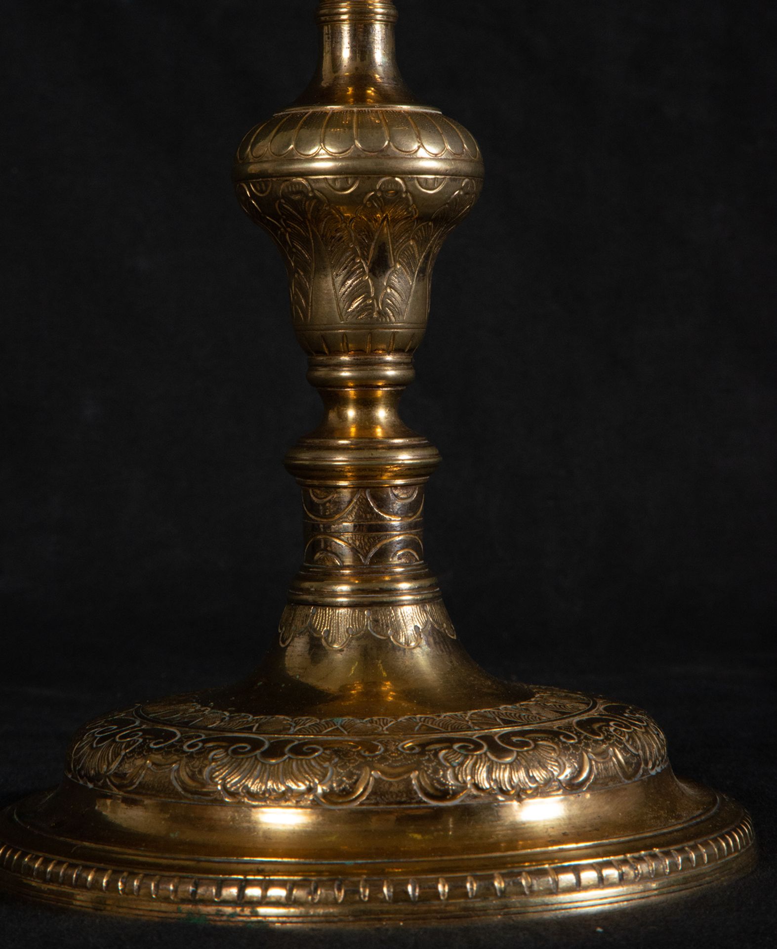 Chalice in silver gilt, 17th century - Image 3 of 6