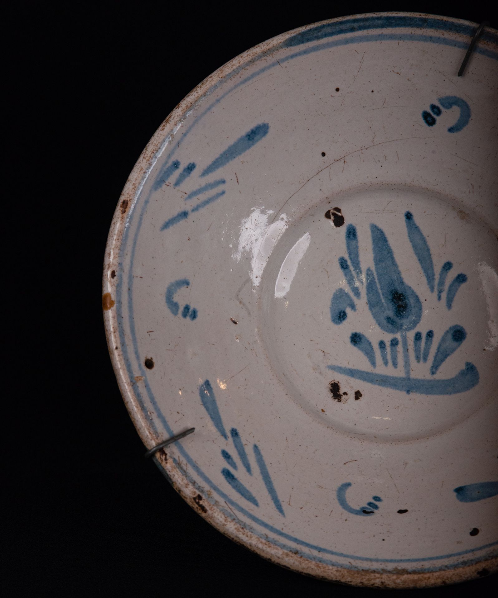 Aragonese ceramic plate, 18th century - Image 2 of 4