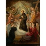 Attributed to Luis de Madrazo. Ecstasy of Saint Francis of Assisi, 19th century