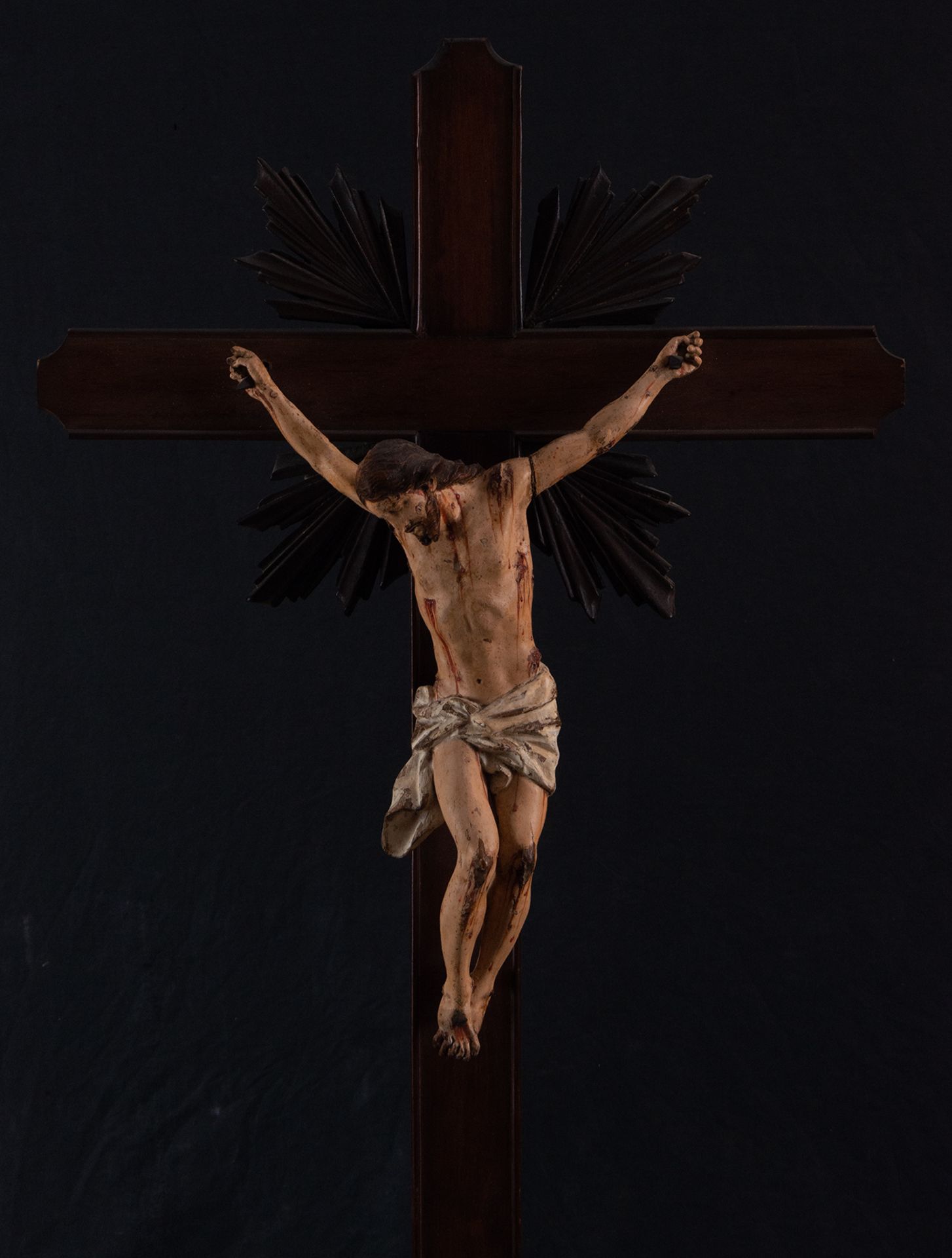 Christ on the Cross, colonial Quito or Guatemalan work from the 18th century - Image 2 of 7
