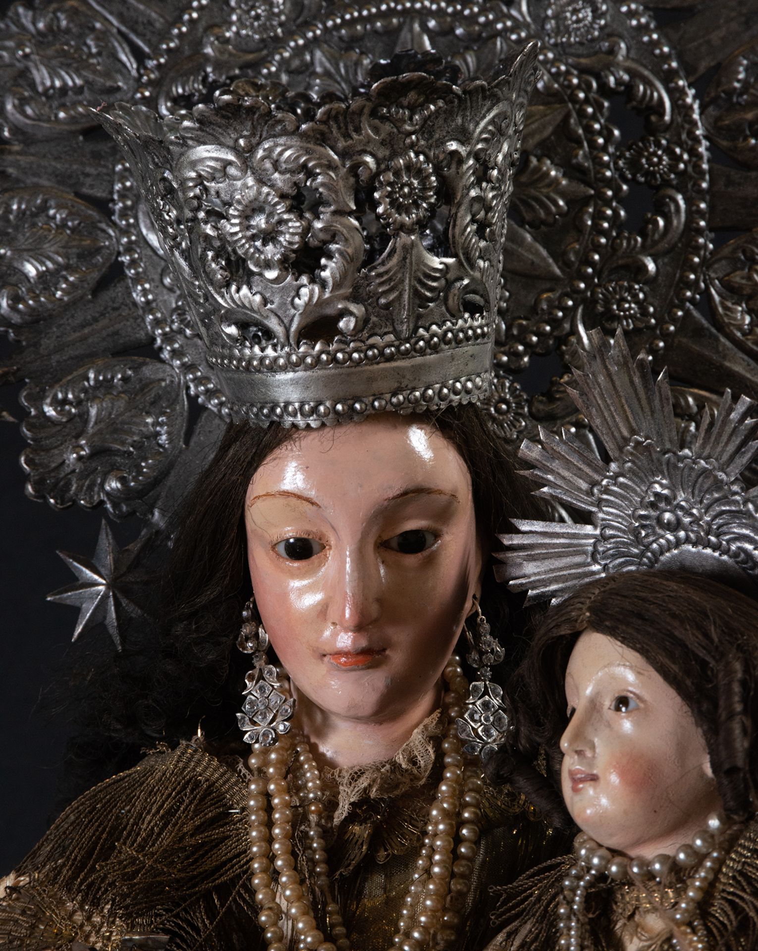 Large Virgin of the Helpless, Valencian school of the eighteenth century - Image 2 of 6